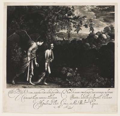 Tobias and the Angel by Hendrik Goudt